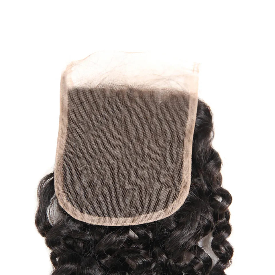 4x4 Kinky Curly Lace Closure - My Aurea Beauty