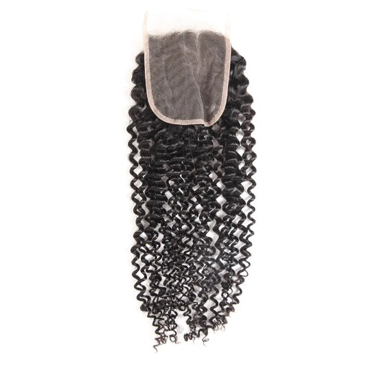 4x4 Kinky Curly Lace Closure - My Aurea Beauty